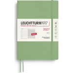 Leuchtturm1917 weekly calendar 2027 medium (A5) with notebook - 145 x 210 mm - January-December 2027 - 400238 (400238)