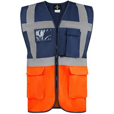 Korntex Hamburg Multifunkčná reflexná vesta KX810 Navy 4XL