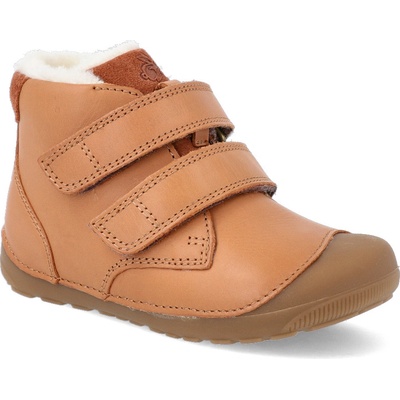 Bundgaard Barefoot zimní obuv Petit Mid Winter Cognac hnědá