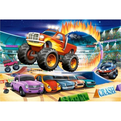 Castorland MAXI Skákající Monster Truck 040308 40 dílků