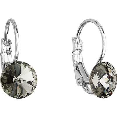 Pavona bižuterie s křišťály Preciosa šedé kulaté 51031.3 Bl.diamond