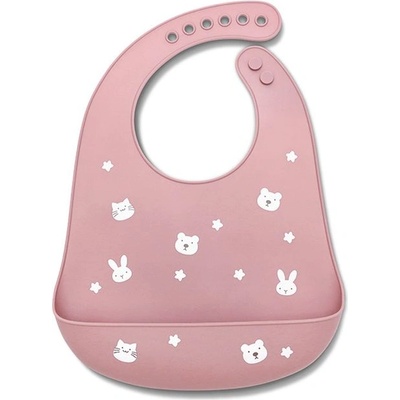 Lorelli Силиконов лигавник с джоб Lorelli - Natural, Deep Pink (10230670002)