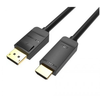Vention Displayport 4K - HDMI, (черен), 5 м, кабел