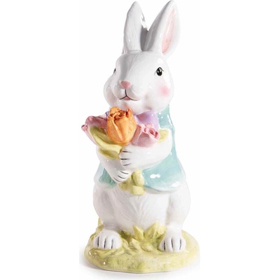 AFI Figúrka Zajačik s kvetmi 23 cm