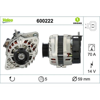generátor VALEO 600222