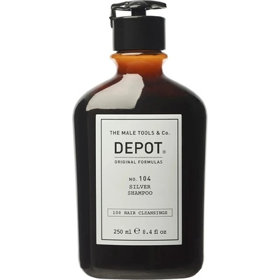 DEPOT No. 104 Stříbrný šampon na šedé a blond vlasy 250 ml