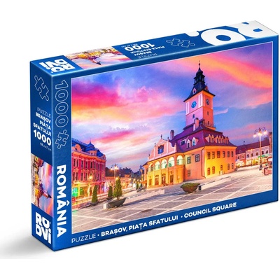 ROOVI - Puzzle Brasov Council Square, Historical Center - 1 000 piese