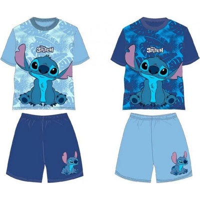 Komplet tričko a kraťasy Lilo And Stitch 1324 modrý