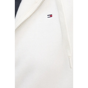 Tommy Hilfiger Суичър Tommy Hilfiger в бяло с качулка с изчистен дизайн WW0WW44166 (WW0WW44166)