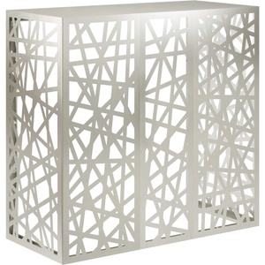 vidaXL Покритие за климатик Сребристо 110 x 50 x 105 см (8014175)