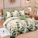 EmonaMall Двулицево спално бельо EmonaMall, 6 части - Модел S18044 (S18044-66666d)