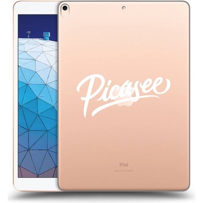 Picasee silikónový prehľadný obal pre Apple iPad Air 10.5 2019 3.gen Picasee old logo white