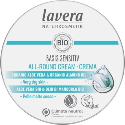 Lavera Basis Sensitiv Cream univerzální výživný krém 150 ml