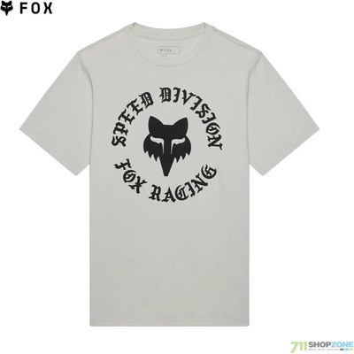 Fox Badge 195 Original ss tee lght grey