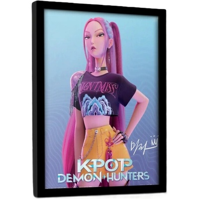 Rámovaný Obraz - K-Pop Demon Hunters - Mira, 34.3 x 44.5 cm