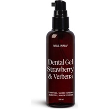 MALINNA Dentální gel jahoda & verbena 100 ml