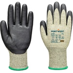 Portwest arc grip 13e a783 / Непропускливи ръкавици с термична обработка, ниво a6 - черно/зелено m (a783e8rm)
