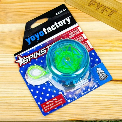 Yoyofactory SpinStar plastové začátečnické yoyo na triky Modrá