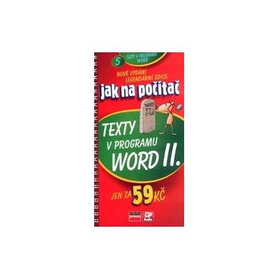 Texty v programu Word II. - Jiří Hlavenka