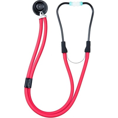 Dr.Famulus Dr 410D Stetoskop novej generácie, obojstranný, dvojkanálový, červený