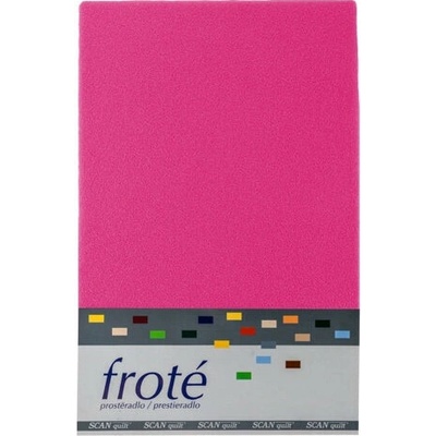 Scanquilt Prestieradlo froté cyklámenové 180x200