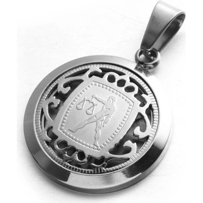 Amparo Miranda Přívěsek se znamením zvěrokruhu 3055 Silver Váhy