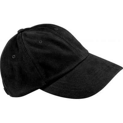 Beechfield Low Profile Heavy Brushed Cotton ČIERNA