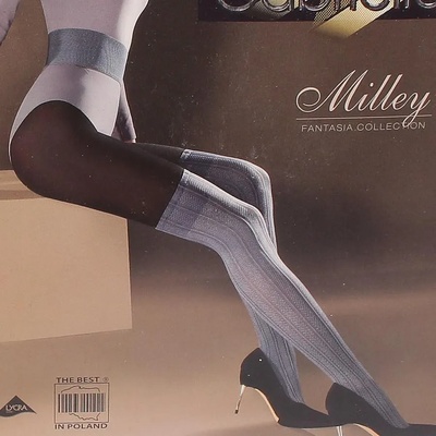 Моден дамски чорапогащник в цвят шоко