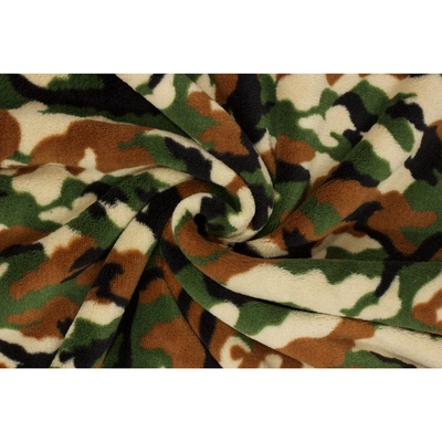 Coral fleece Soft - Maskáčový vzor kamufláž