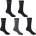 Slazenger Дамски чорапи Slazenger 5 Pack Crew Socks Ladies - Black