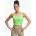 Under Armour Project Rock Fitted Bra Тренировъчен сутиен cyber green / cyber green
