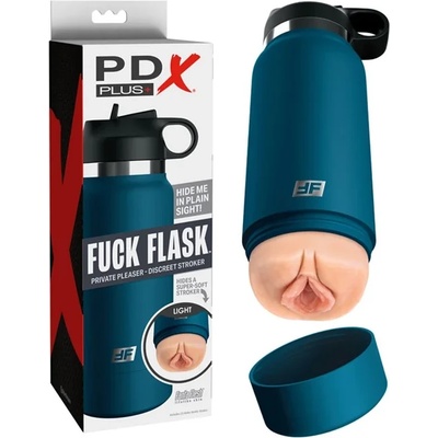 Дискретен мастурбатoр, вагина в бутилка - Fuck Flask Stroker Light 1 (PIPERD62721)