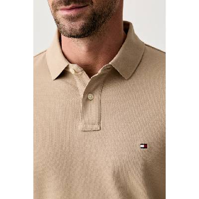 Tommy Hilfiger тениска с яка мъжка от памук с еластан (MW0MW17770.)