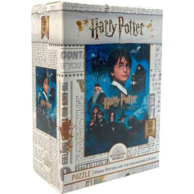 CurePink Harry Potter: Harry & Ron & Hermione Mladí čarodějové 70 x 50 cm 1000 dílků