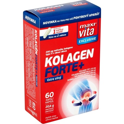 Maxivita Exclusive Kolagen Forte+ 60 kapsúl