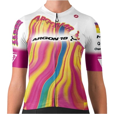 Castelli Дамска фланелка с къс ръкав за колоездене Castelli Women's Espresso Jersey Cycling jersey - Danni / Sponsor (156-2719-0212)