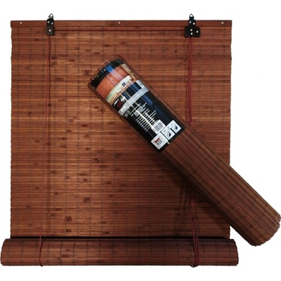 Vingo Bambusová zatemňovací roleta - Hnědá 90 x 150 cm – Zbozi.Blesk.cz