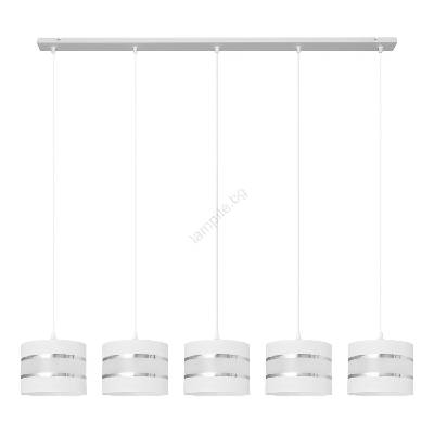 Висящ полилей HELEN 5xE27/15W/230V бял (HE1193)