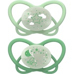 NIP Бебешка залъгалка NIP Green - My Butterfly Night, 0-6 м, 2 броя, зелени (4000821426160) - ozone