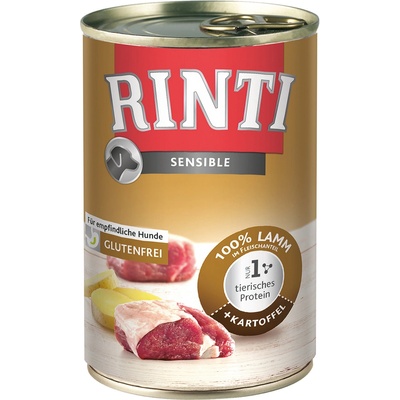 RINTI Икономична опаковка: RINTI Sensible 24 x 400 г - ангешко месо и картофи