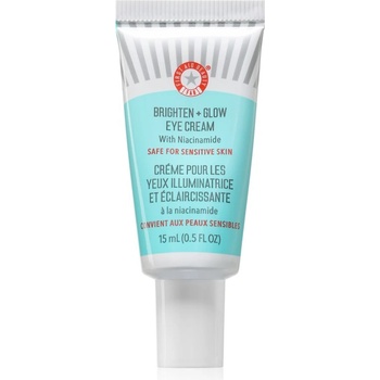 First Aid Beauty Brighten + Glow нежен очен крем с ниацинамид 15ml