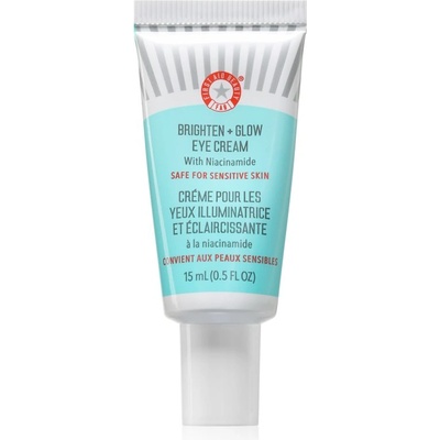 First Aid Beauty Brighten + Glow нежен очен крем с ниацинамид 15ml