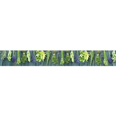 mySPOTTI SP-F3-207 Samolepiaca PVC tapeta do kuchyne Splash provensálske bylinky 4500 x 600 mm