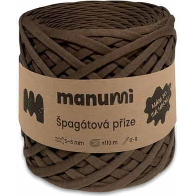 Manumi špagátová příze čokoládová - 1 ks