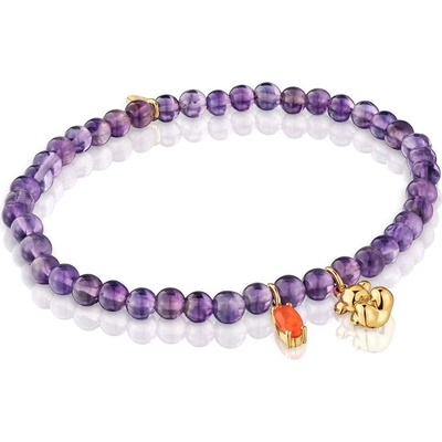 Tous Fashion dámsky náramok z ametystu Bold Bear 1004024800