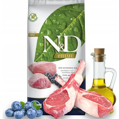 N&D Pumpkin Dog Adult Mini Lamb&Bueberry 2,5 kg