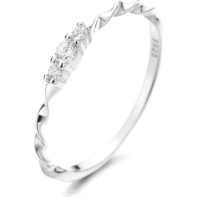 DELIS Пръстен от сребро 925, jw1319, елегантен дизайн, с родиево покритие (jw1319)