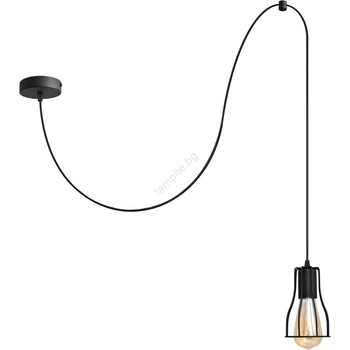 Image 1 of Helam Пендел TUBE 1xE27/15W/230V черен (HE1656)