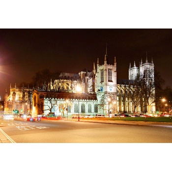 DIMEX ART s. r. o Флизелинов фототапет уестминстърското абатство през нощта 375 x 250 см