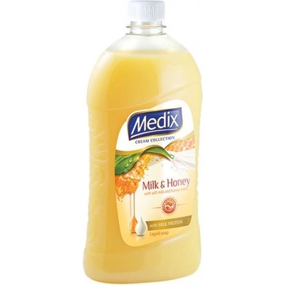 Medix Течен сапун Medix Cream Milk and Honey пълнител 800мл